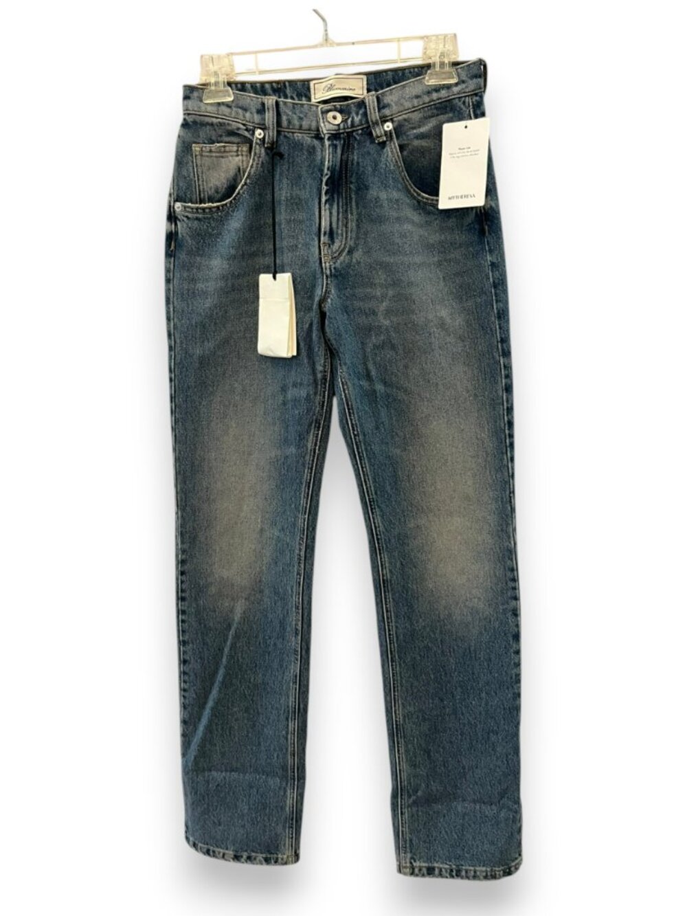 Blumarine Straight-leg jeans with logo, NWT, Size 25/2 - Picture 3 of 5